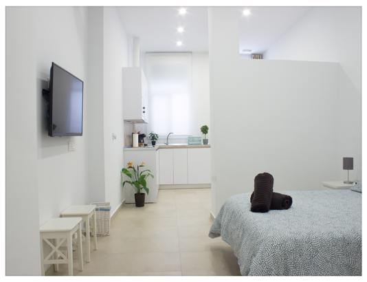 Holiday aparaments in the city center of Málaga and El Palo beach. Car parking may be available. Our booking rating is: 9.0. Our Airbnb rating is: 4.5